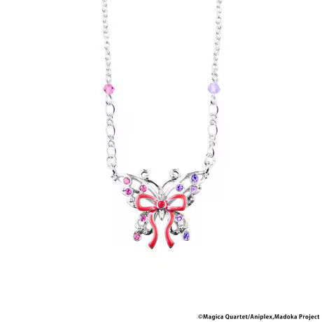 Puella Magi Madoka Magica x ANNA SUI - Butterfly Motif Necklace Madoka & Homura [Pre-Order Jun 2027]