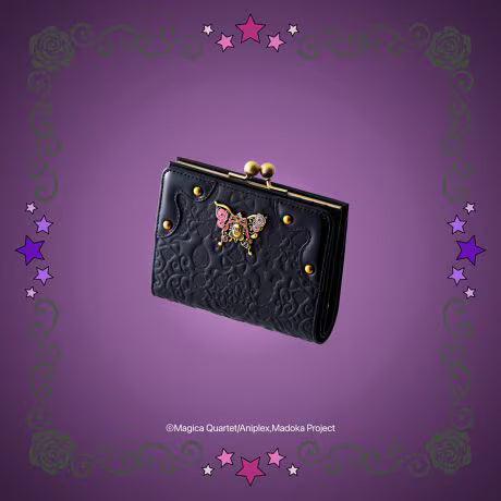 Puella Magi Madoka Magica x ANNA SUI - Papillon Clasp Bi-fold Wallet Madoka & Homura [Pre-Order Apr 2027]
