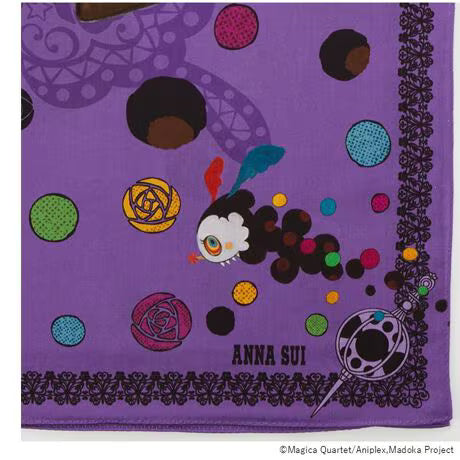 Puella Magi Madoka Magica x ANNA SUI - Printed Handkerchief Bebe Pattern Ver. [Pre-Order Apr 2027]