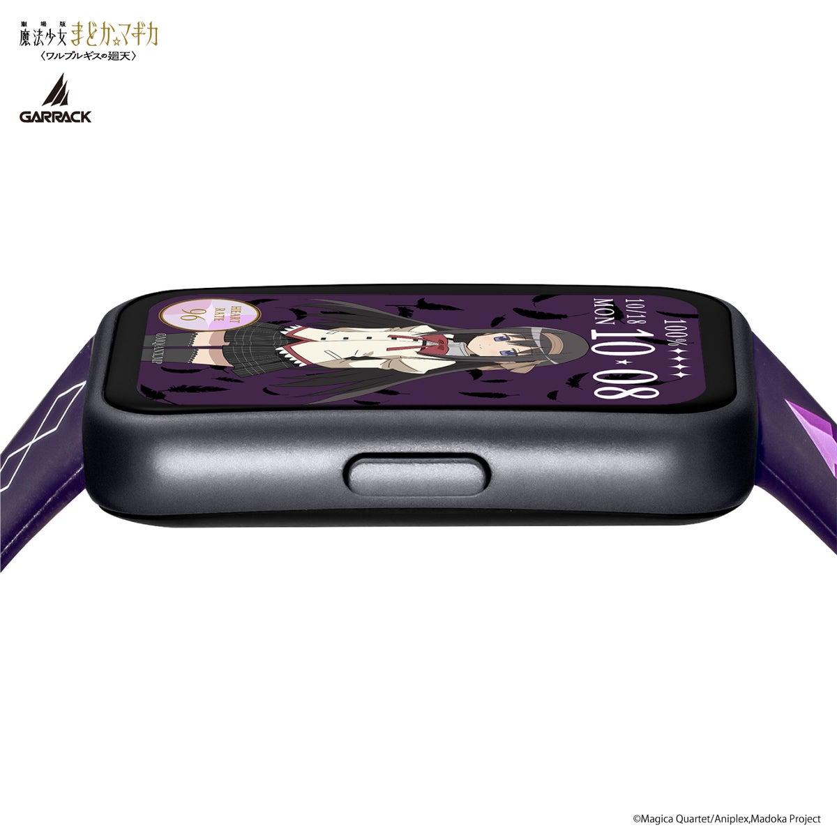 Puella Magi Madoka Magica x Garrack Collaboration Smartwatch - Akemi Homura Model HUC MM BD11 AH [Pre-Order Dec 2026]