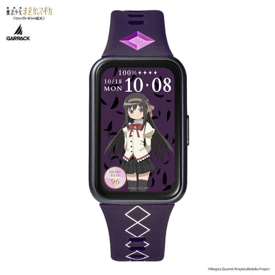 Puella Magi Madoka Magica x Garrack Collaboration Smartwatch - Akemi Homura Model HUC MM BD11 AH [Pre-Order Dec 2026]