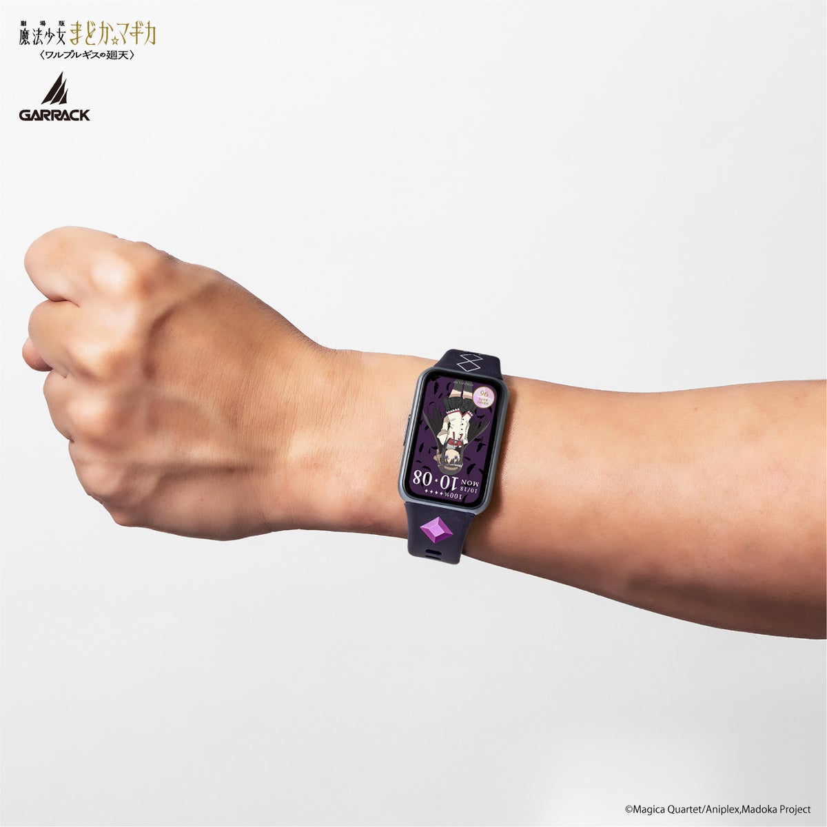 Puella Magi Madoka Magica x Garrack Collaboration Smartwatch - Akemi Homura Model HUC MM BD11 AH [Pre-Order Dec 2026]