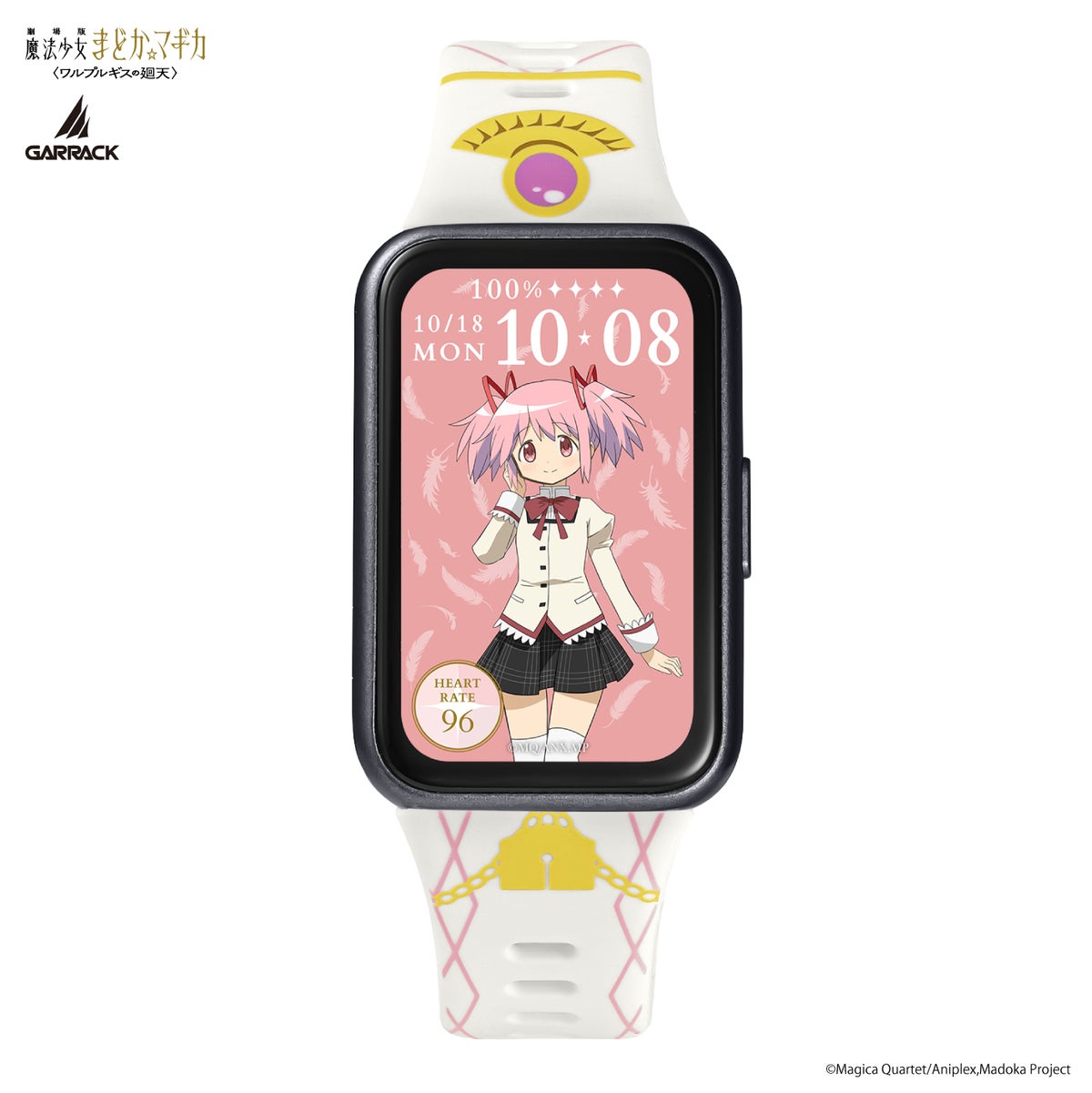 Puella Magi Madoka Magica x Garrack Collaboration Smartwatch - Kaname Madoka Model HUC MM BD11 KM [Pre-Order Dec 2026]