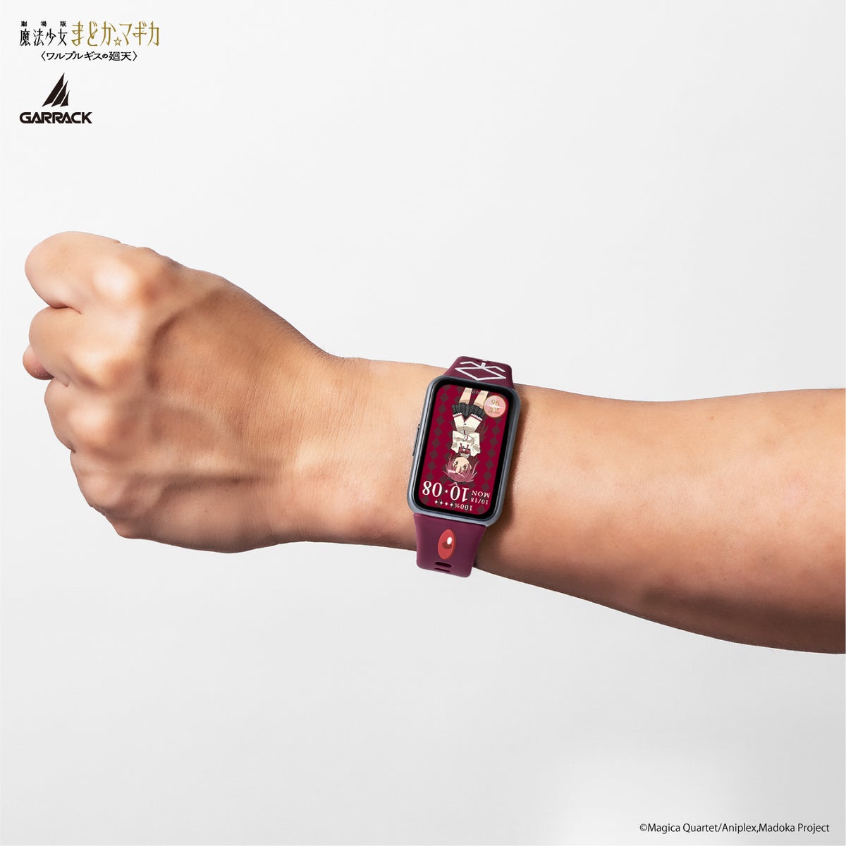 Puella Magi Madoka Magica x Garrack Collaboration Smartwatch - Kyoko Sakura Model HUC MM BD11 SK [Pre-Order Dec 2026]