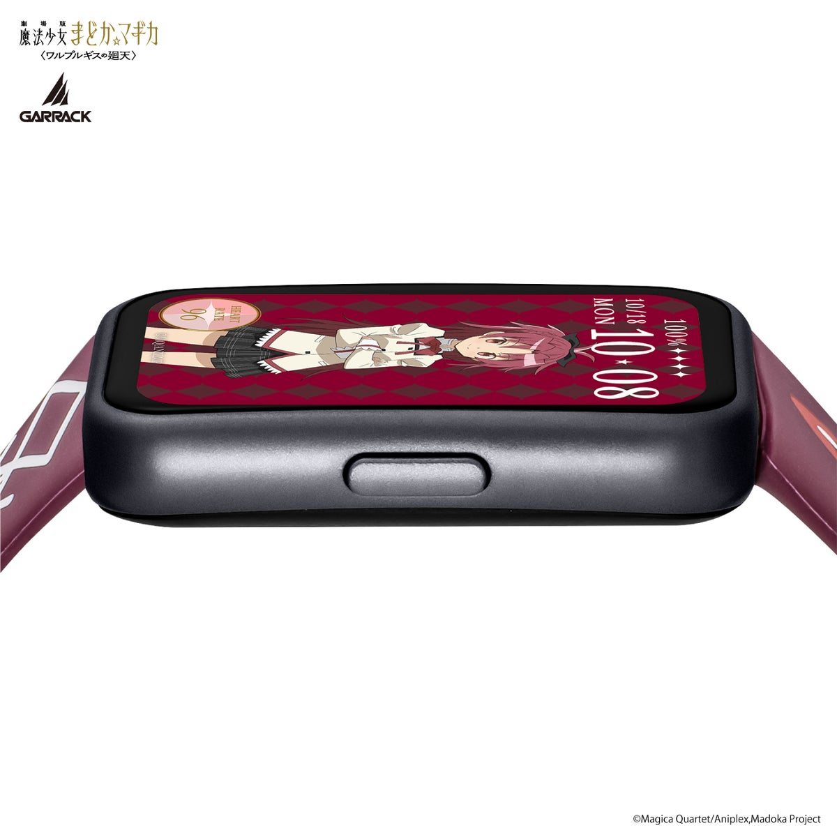 Puella Magi Madoka Magica x Garrack Collaboration Smartwatch - Kyoko Sakura Model HUC MM BD11 SK [Pre-Order Dec 2026]