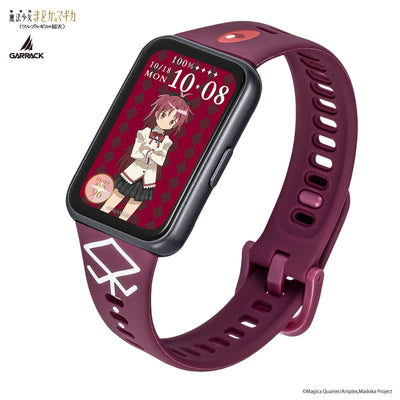 Puella Magi Madoka Magica x Garrack Collaboration Smartwatch - Kyoko Sakura Model HUC MM BD11 SK [Pre-Order Dec 2026]
