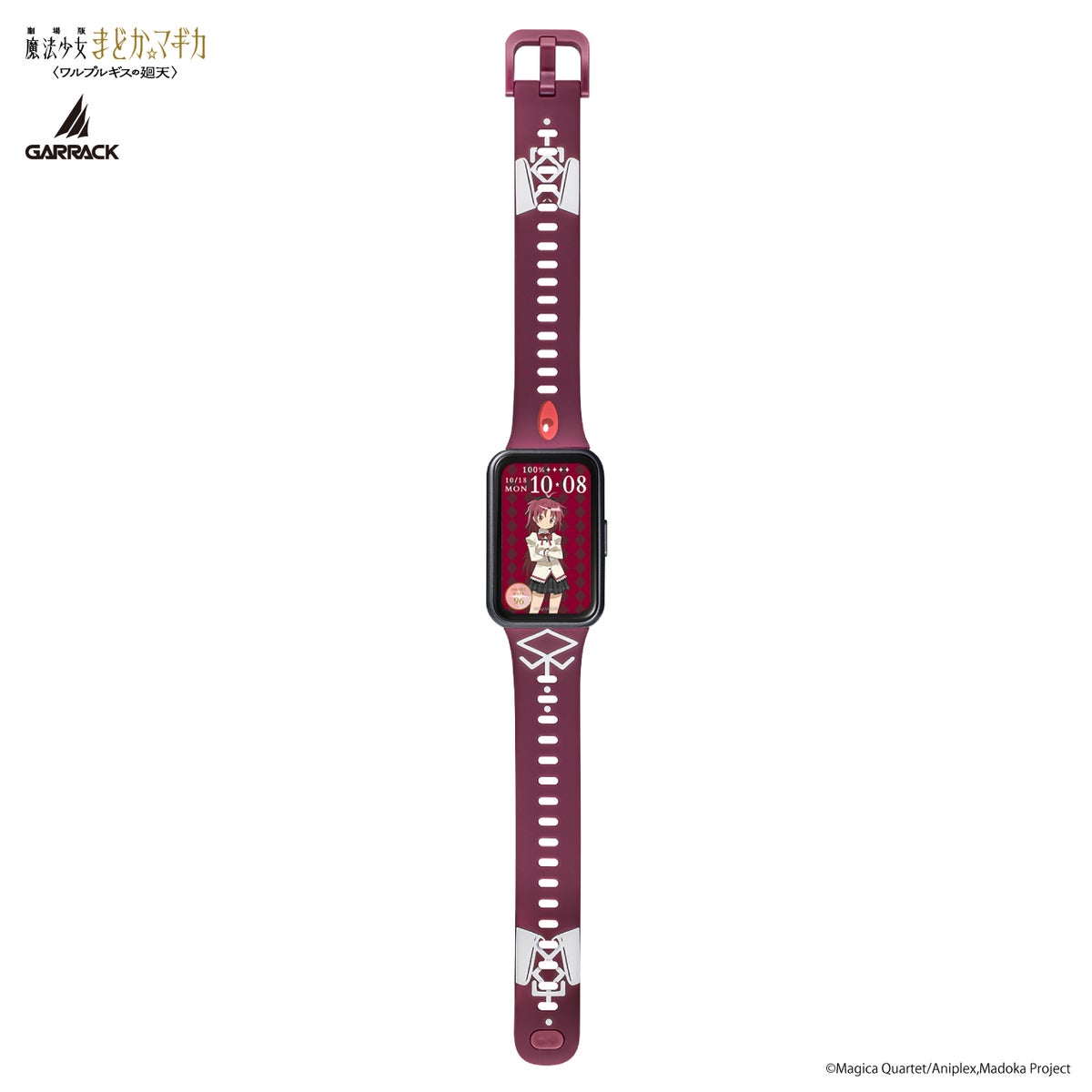 Puella Magi Madoka Magica x Garrack Collaboration Smartwatch - Kyoko Sakura Model HUC MM BD11 SK [Pre-Order Dec 2026]