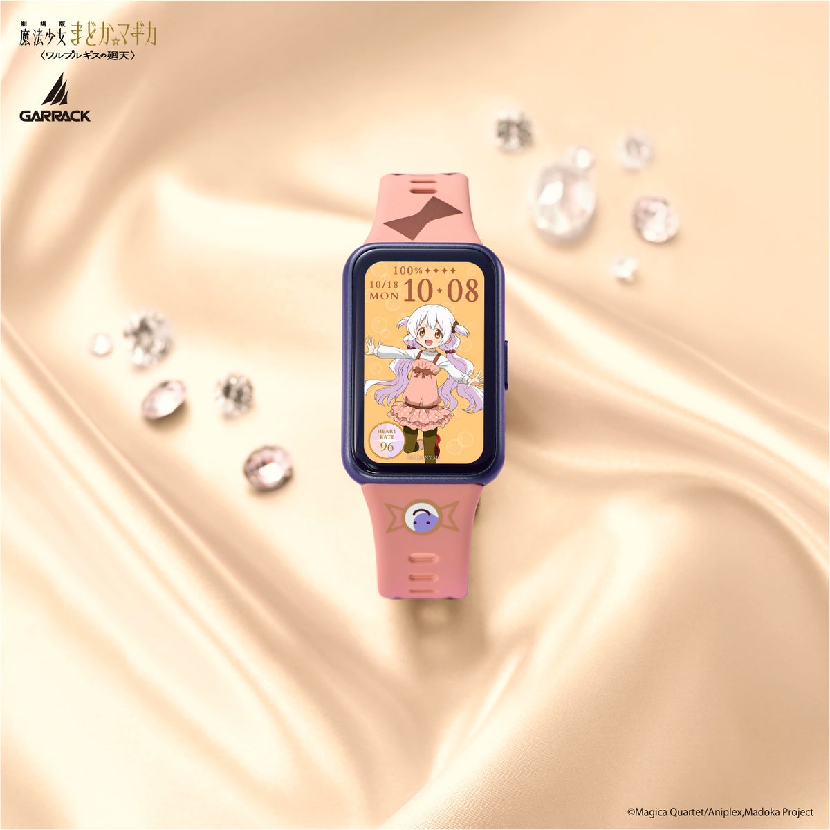 Puella Magi Madoka Magica x Garrack Collaboration Smartwatch - Momoe Nagisa Model HUC MM BD11 MN [Pre-Order Dec 2026]