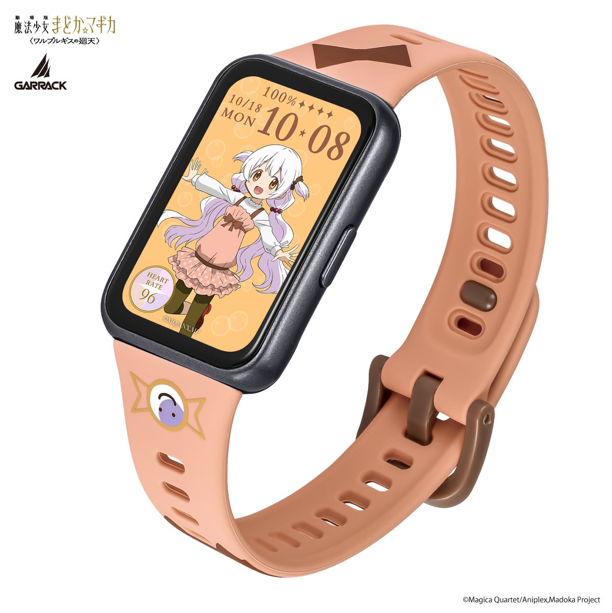 Puella Magi Madoka Magica x Garrack Collaboration Smartwatch - Momoe Nagisa Model HUC MM BD11 MN [Pre-Order Dec 2026]
