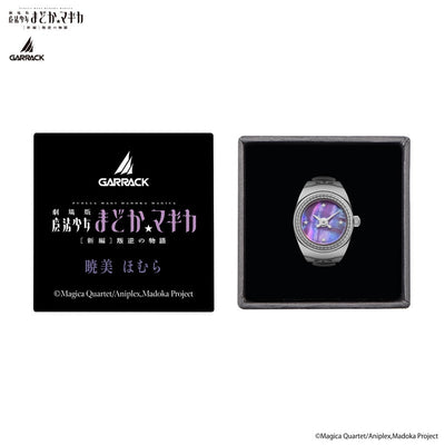 Puella Magi Madoka Magica x Garrack Ring Watch - Akemi Homura Model RW MM AH [Pre-Order Late Dec 2026]