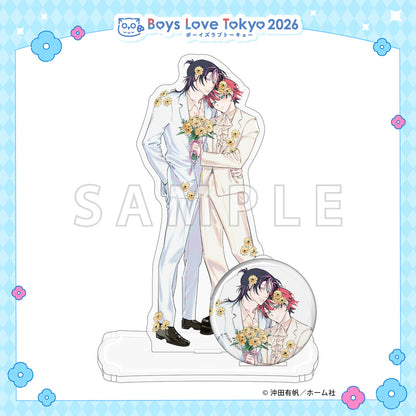 Punks Triangle - Boys Love Tokyo 2026 Acrylic Stand & Can Badge Set [Pre-Order Late June 2026]