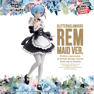 Re:Zero Starting Life in Another World Glitter & Glamours − Rem Maid Ver.