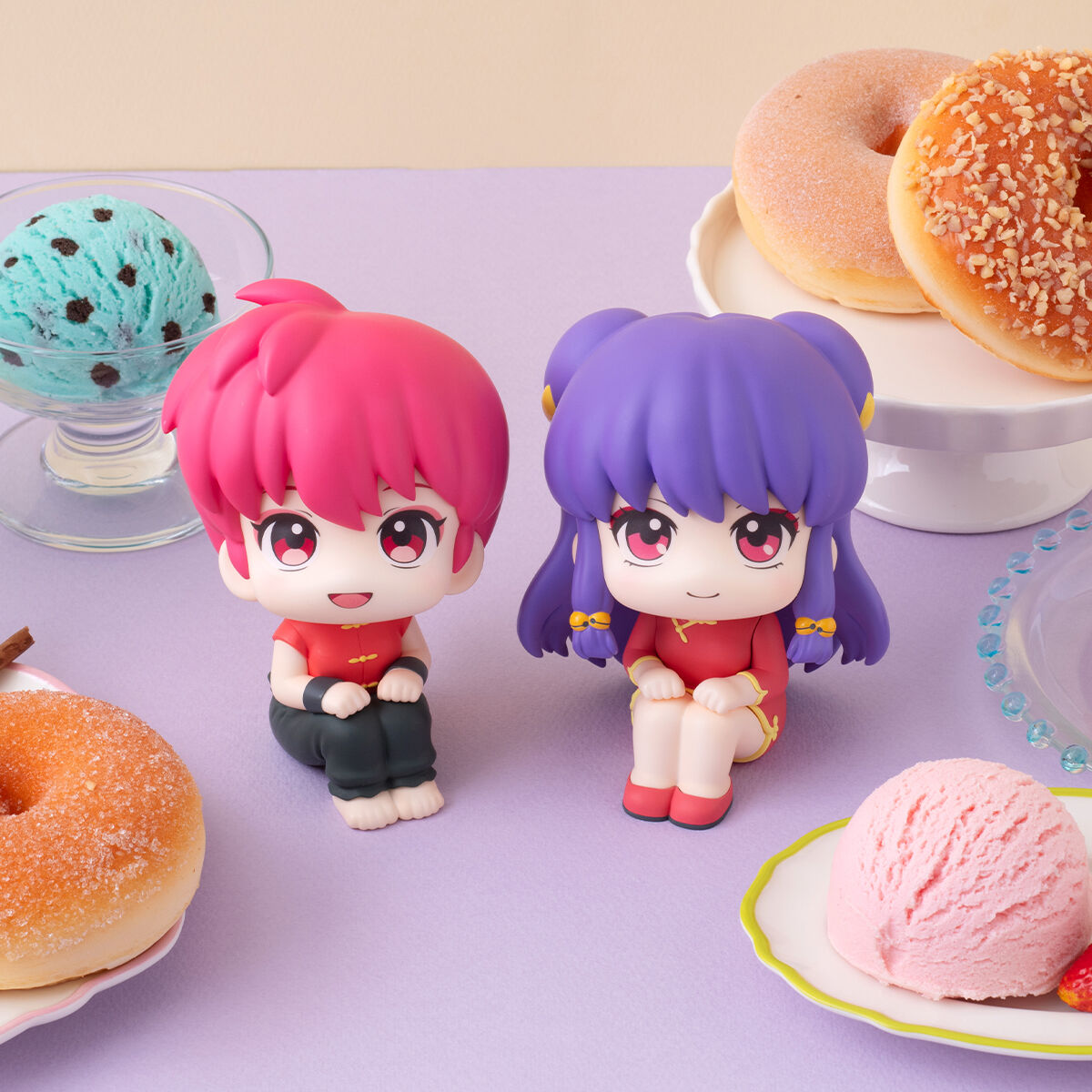 Ranma 1/2 Rukappu (Look Up) - Ranma & Shampoo Set