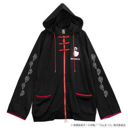 Ranma 1/2 x Listen Flavor - China Jersey Hoodie Black