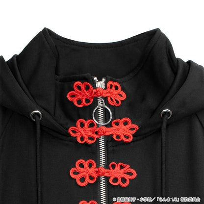 Ranma 1/2 x Listen Flavor - Chinese Jersey Dress Black