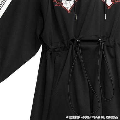 Ranma 1/2 x Listen Flavor - Chinese Jersey Dress Black