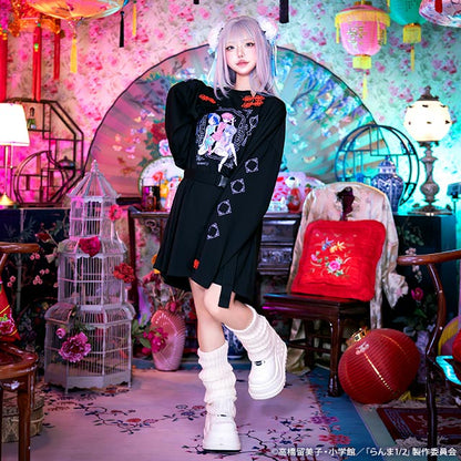 Ranma 1/2 x Listen Flavor - Heroines Beltron T-shirt Black