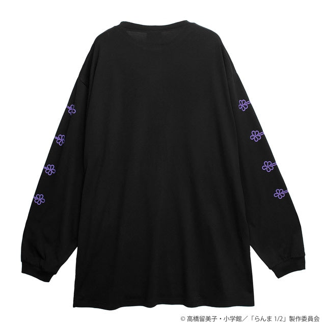 Ranma 1/2 x Listen Flavor - Shampoo Long T-shirt Black