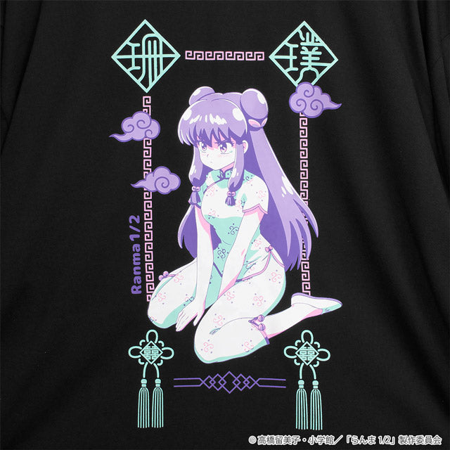 Ranma 1/2 x Listen Flavor - Shampoo Long T-shirt Black