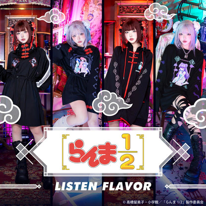 Ranma 1/2 x Listen Flavor - Shampoo Long T-shirt Black