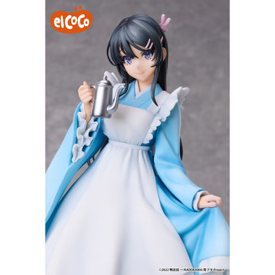 Rascal Does Not Dream of Bunny Girl Senpai Figure - Mai Sakurajima 1/7 Scale Figure Japanese-Style Maid Version