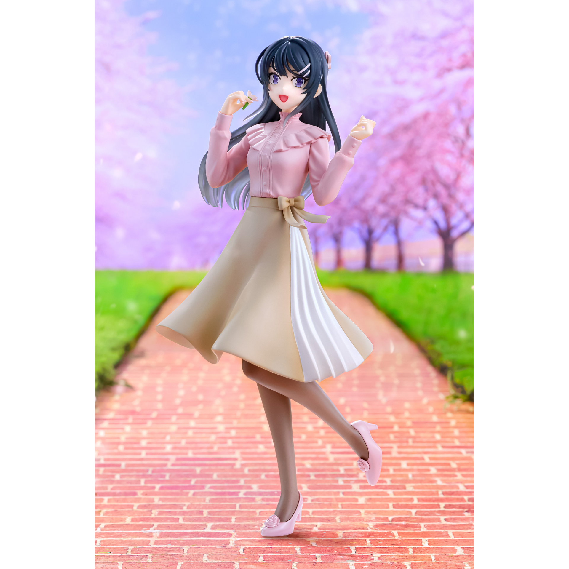 人形 Rose mela (Bunny Mela) Porcelain Baby Face Doll wearing Bunny Rabbit suit w/ Her