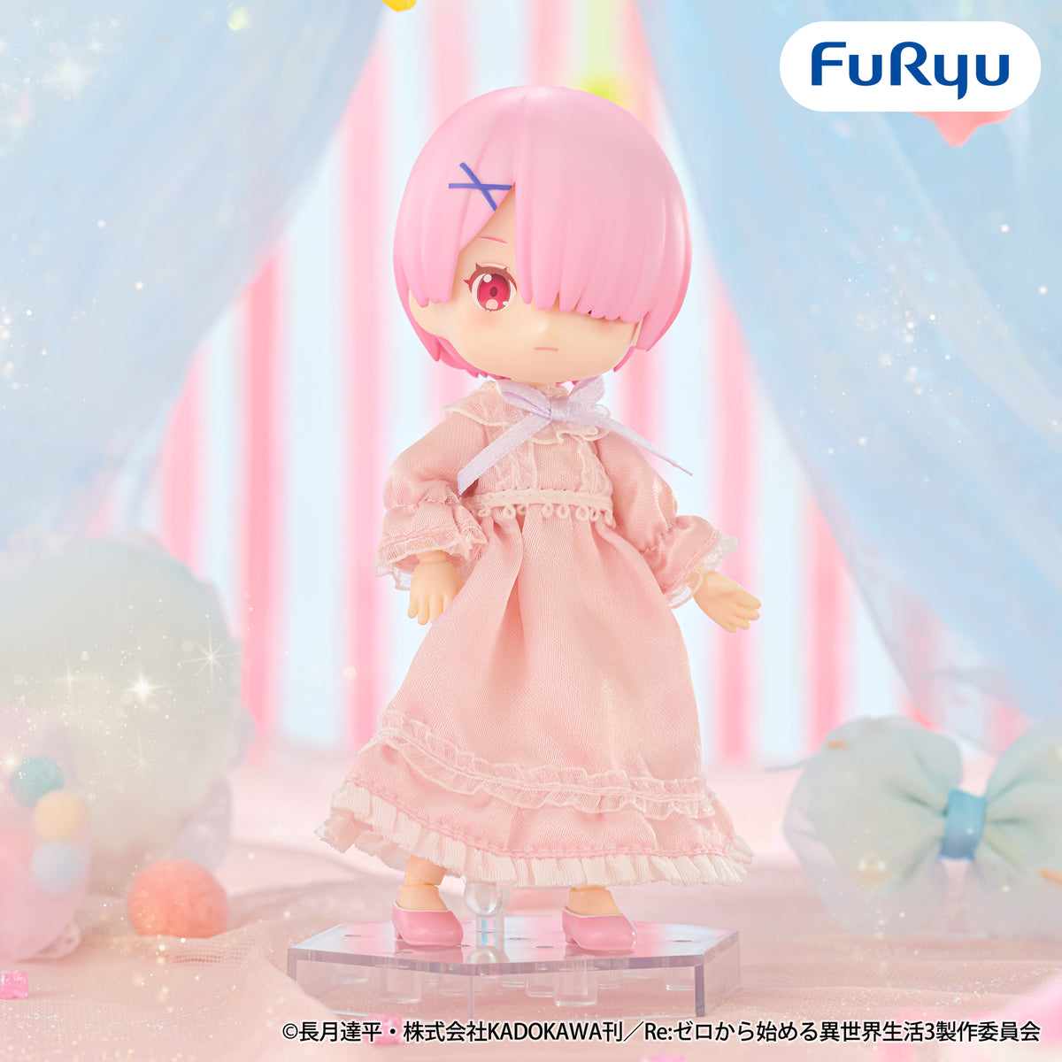 Re:Zero Starting Life in Another World MeloDoll Figure - Ram Night Dre ...