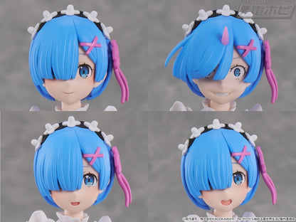 Re:Zero Starting Life in Another World Plastic Model Kit Figure - DX Ver. Rem (2 Types) + Bonus Item [Pre-Order Nov 2026]