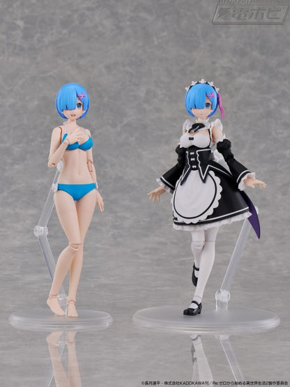 Re:Zero Starting Life in Another World Plastic Model Kit Figure - DX Ver. Rem (2 Types) + Bonus Item [Pre-Order Nov 2026]