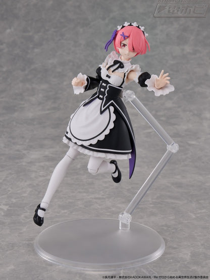 Re:Zero Starting Life in Another World Plastic Model Kit Figure - Ram (2 Types) + Bonus Item [Pre-Order Nov 2026]