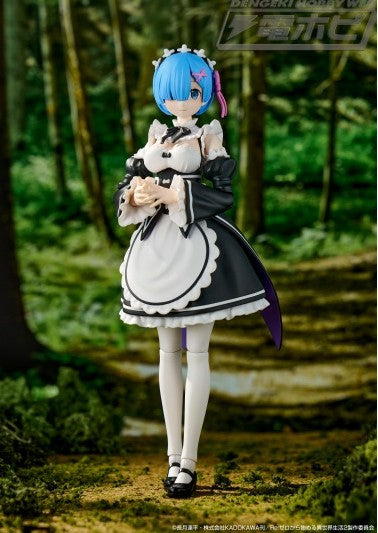 Re:Zero Starting Life in Another World Plastic Model Kit Figure - Rem (2 Types) + Bonus Item [Pre-Order Nov 2026]
