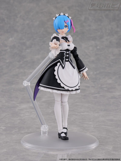 Re:Zero Starting Life in Another World Plastic Model Kit Figure - Rem (2 Types) + Bonus Item [Pre Painted Kit] [Pre-Order Nov 2026]