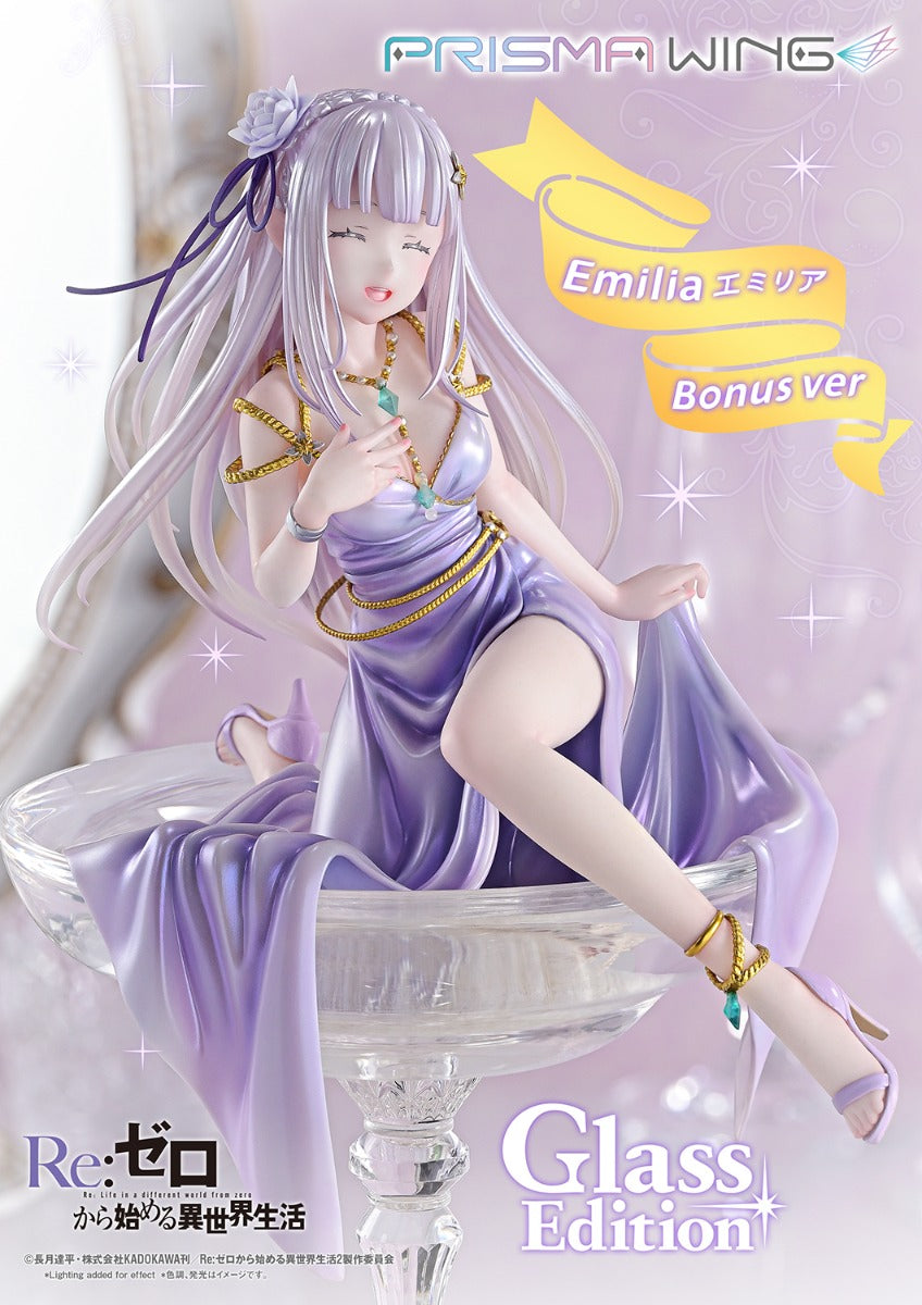 Re:Zero Starting Life in Another World Prisma Wing Figure - Glass Edition + Bonus Ver. [Pre-Order May 2028]