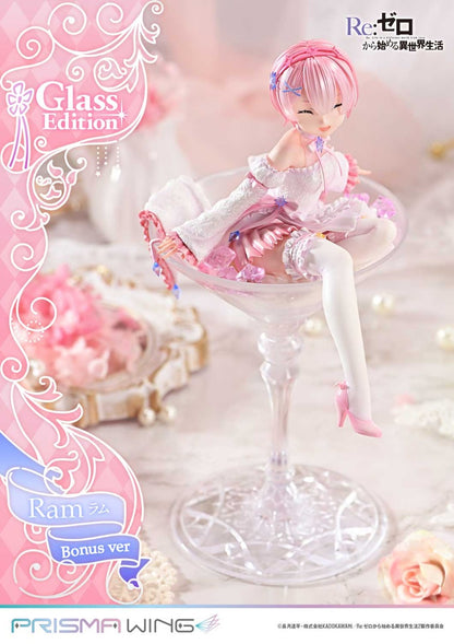 Re:Zero Starting Life in Another World Prisma Wing Figure − Ram Glass Bonus Edition [Pre-Order Jul 2026]
