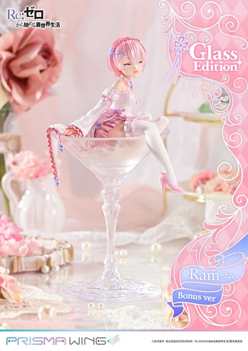 Re:Zero Starting Life in Another World Prisma Wing Figure − Ram Glass Bonus Edition [Pre-Order Jul 2026]