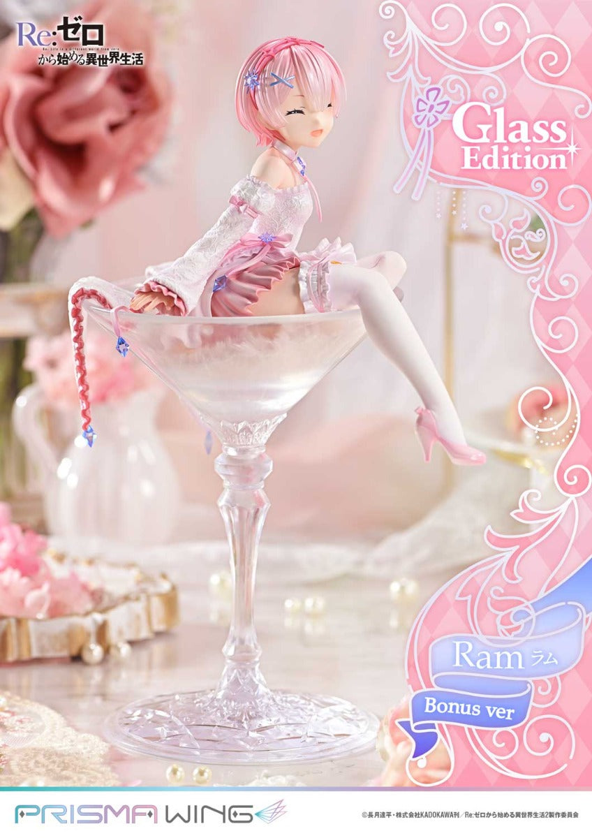 Re:Zero Starting Life in Another World Prisma Wing Figure − Ram Glass Bonus Edition [Pre-Order Jul 2026]