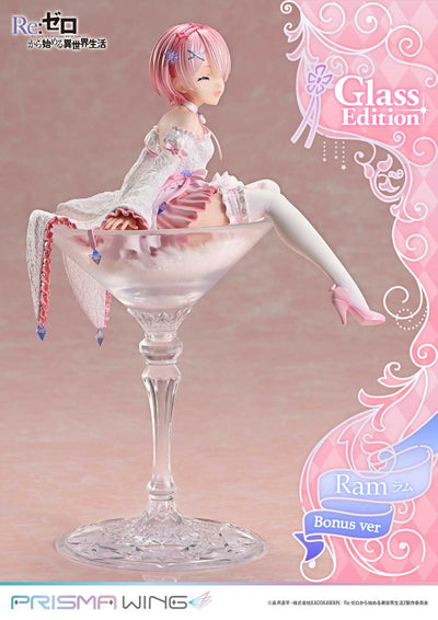 Re:Zero Starting Life in Another World Prisma Wing Figure − Ram Glass Bonus Edition [Pre-Order Jul 2026]