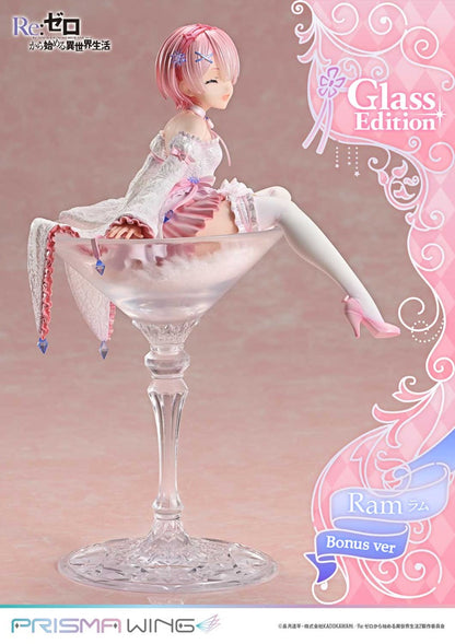 Re:Zero Starting Life in Another World Prisma Wing Figure − Ram Glass Bonus Edition [Pre-Order Jul 2026]