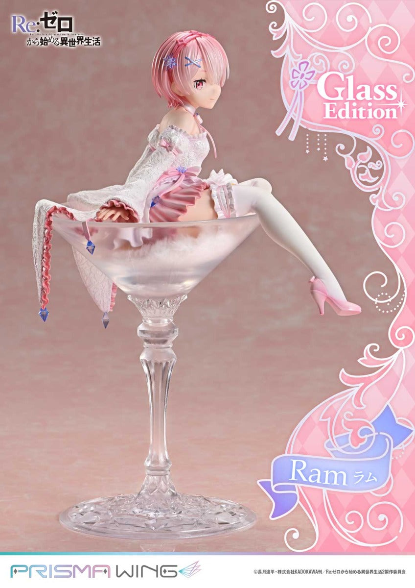 Re:Zero Starting Life in Another World Prisma Wing Figure − Ram Glass Bonus Edition [Pre-Order Jul 2026]