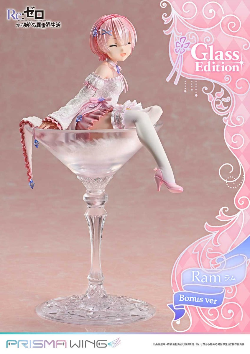 Re:Zero Starting Life in Another World Prisma Wing Figure − Ram Glass Bonus Edition [Pre-Order Jul 2026]