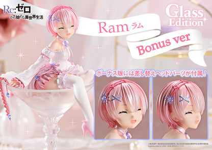 Re:Zero Starting Life in Another World Prisma Wing Figure − Ram Glass Bonus Edition [Pre-Order Jul 2026]