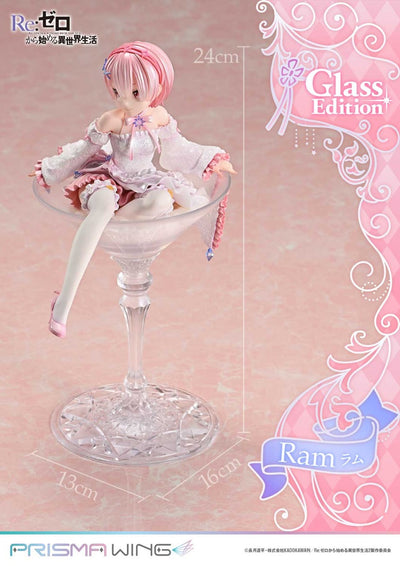 Re:Zero Starting Life in Another World Prisma Wing Figure − Ram Glass Bonus Edition [Pre-Order Jul 2026]