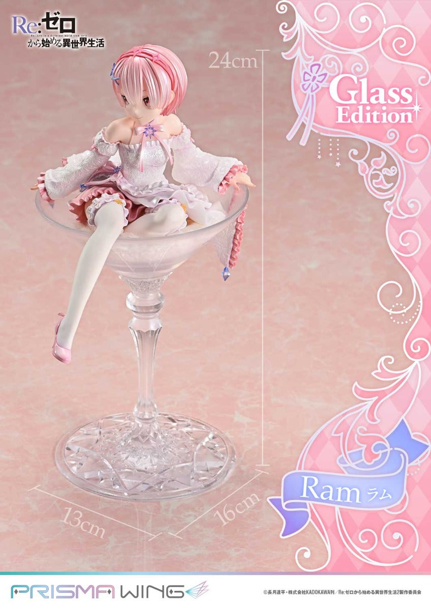Re:Zero Starting Life in Another World Prisma Wing Figure − Ram Glass Bonus Edition [Pre-Order Jul 2026]