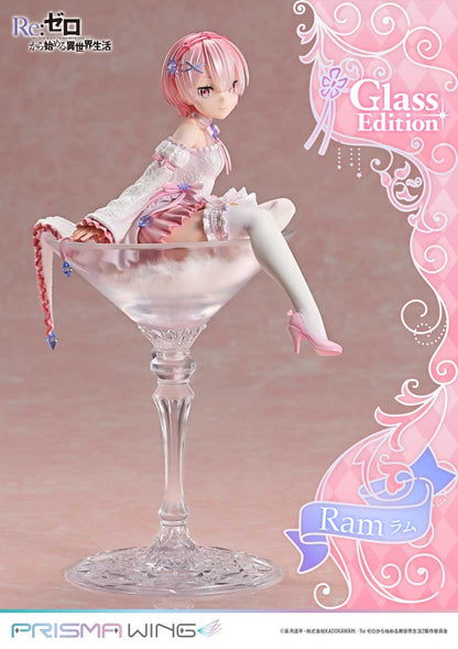 Re:Zero Starting Life in Another World Prisma Wing Figure − Ram Glass Bonus Edition [Pre-Order Jul 2026]