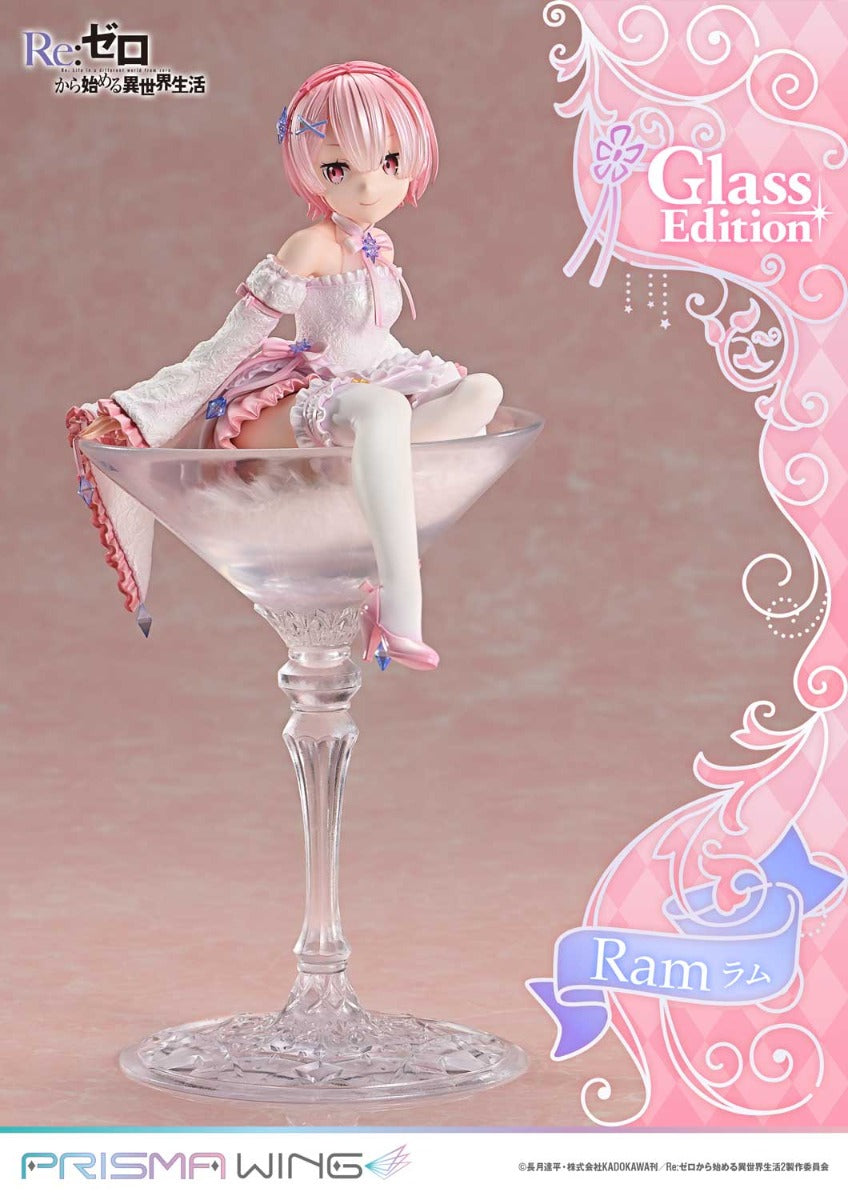 Re:Zero Starting Life in Another World Prisma Wing Figure − Ram Glass Bonus Edition [Pre-Order Jul 2026]