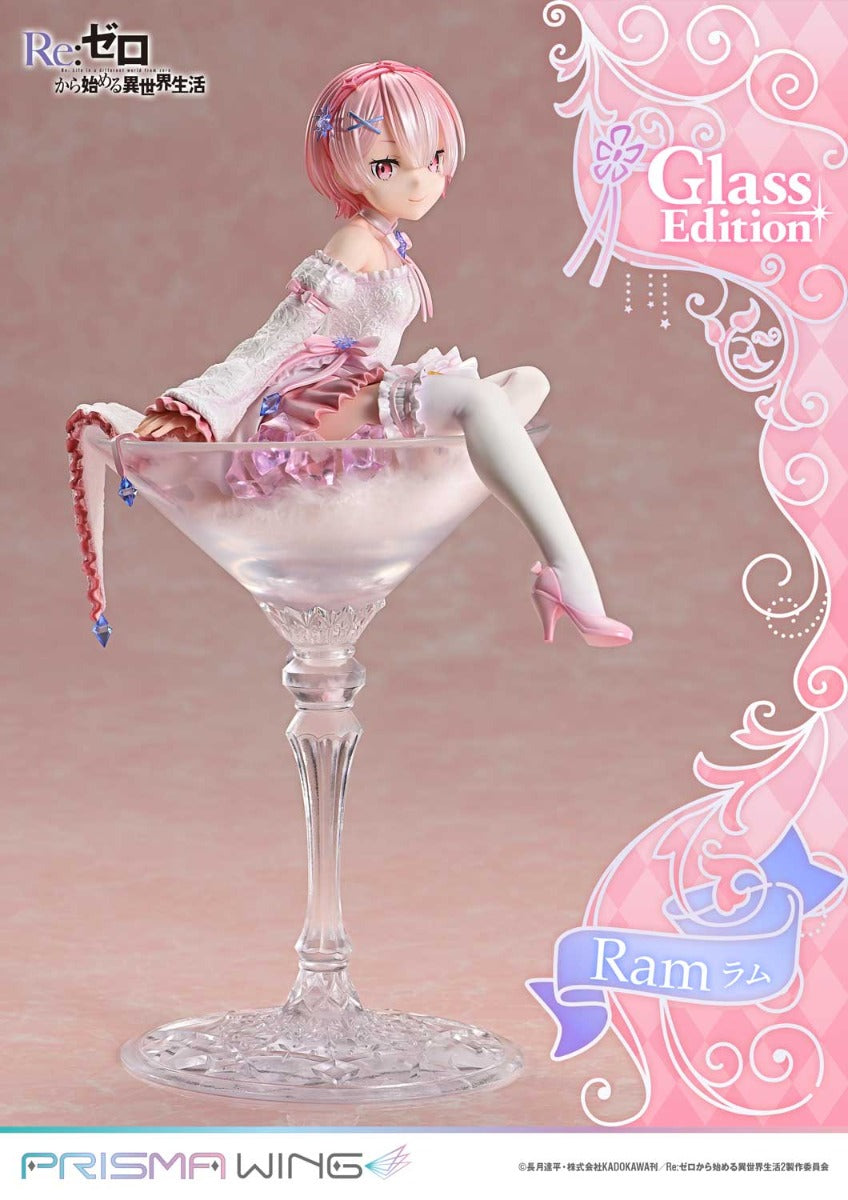 Re:Zero Starting Life in Another World Prisma Wing Figure − Ram Glass Bonus Edition [Pre-Order Jul 2026]