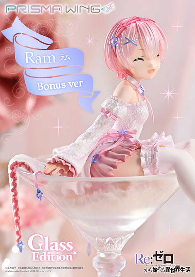 Re:Zero Starting Life in Another World Prisma Wing Figure − Ram Glass Bonus Edition [Pre-Order Jul 2026]