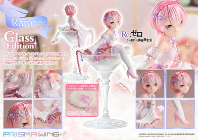 Re:Zero Starting Life in Another World Prisma Wing Figure − Ram Glass Bonus Edition [Pre-Order Jul 2026]