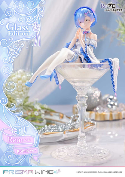 Re:Zero Starting Life in Another World Prisma Wing Figure − Rem Glass Bonus Edition