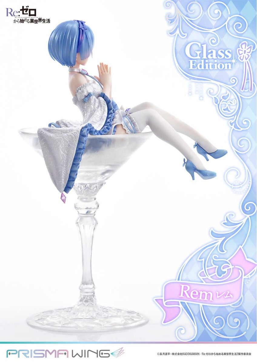 Re:Zero Starting Life in Another World Prisma Wing Figure − Rem Glass Bonus Edition